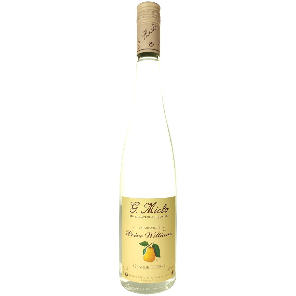 Eau de Vie de Poire Williams Grande Réserve Distillerie Miclo